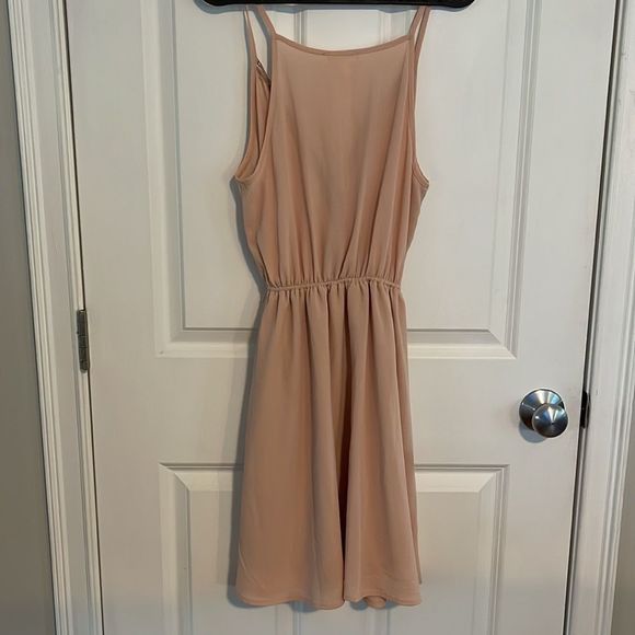 Casual Peach mid length dress size M NWT - Picture 6 of 8